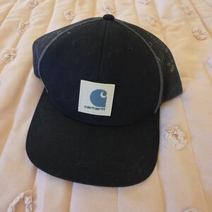 Carhartt Black and Blue Logo Cap